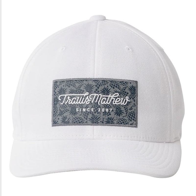 TravisMathew Vitamin Sea Golf Cap 2021 White One Size Fits All