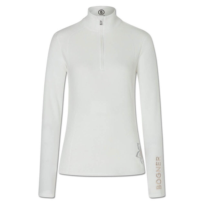 Bogner Madita Microfleece Golf Pullover 2021 Women Off-White 4
