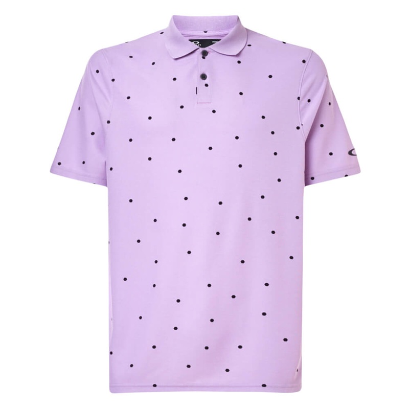 Oakley Hexcad Displacement RC Golf Polo 2021 Dusty Lavender Medium