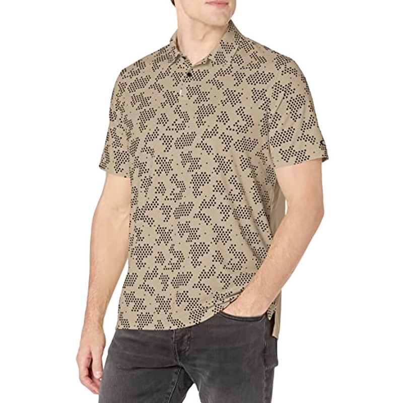 Oakley Hexcam Print RC Golf Polo 2021 Rye Small