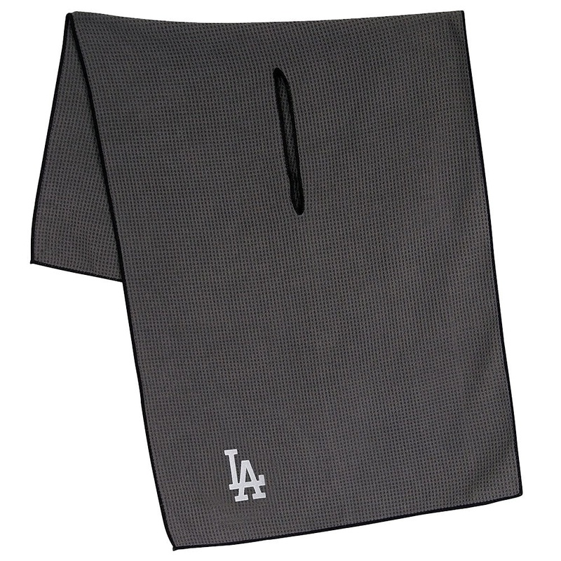 Team Effort MLB Gray Microfiber Towel 2021 Los Angeles Dodgers 19″ x 41″