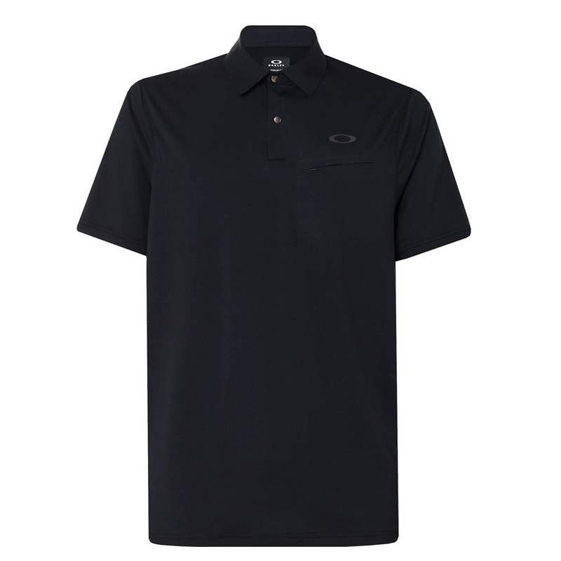 Oakley Forged TN Protect SS Golf Polo 2021 Blackout Small