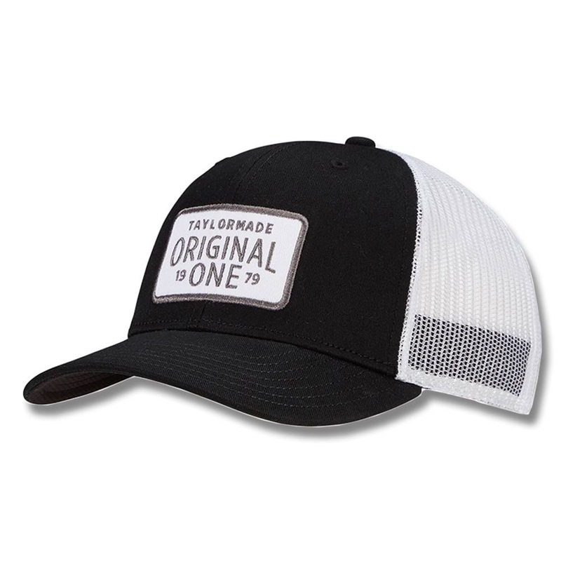 TaylorMade Original One Trucker Golf Cap 2021 Women Black/White