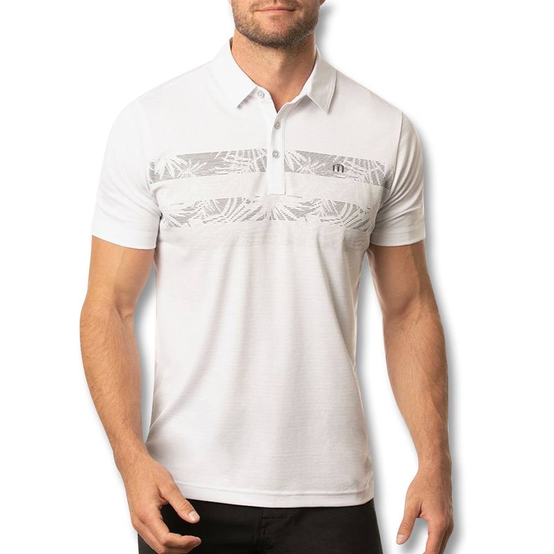 TravisMathew Activate Golf Polo 2022 White Small