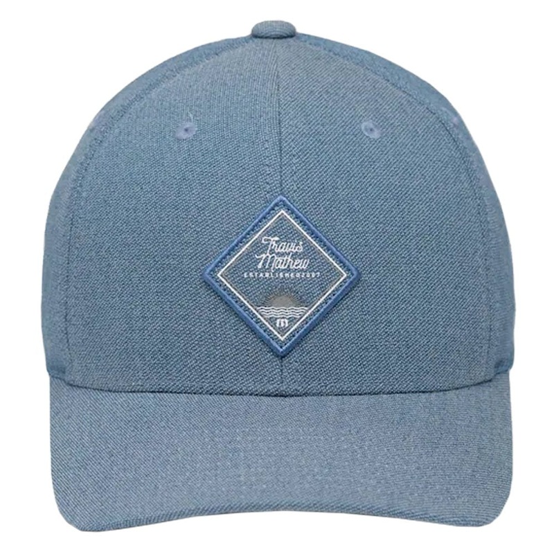 TravisMathew Belly Flop Golf Cap 2022 Heather Blue Sapphire One Size Fits All