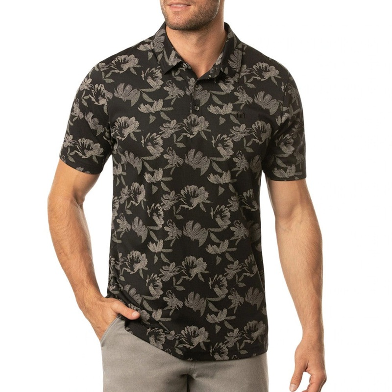 TravisMathew Howling Golf Polo 2022 Black Small