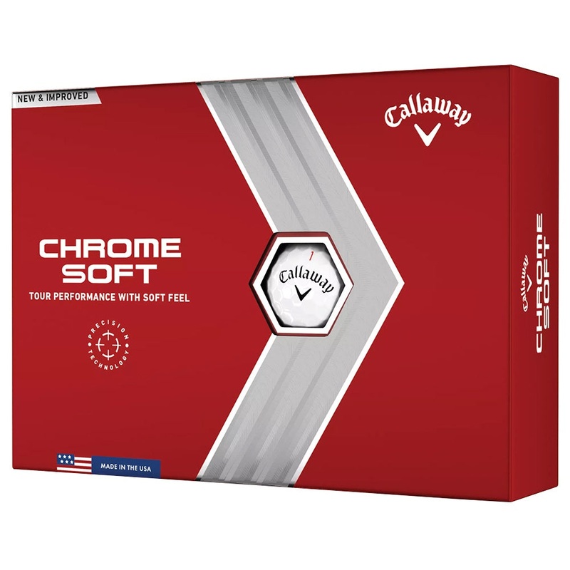 Callaway Chrome Soft Golf Balls (Prior Generation) 1 Dozen White