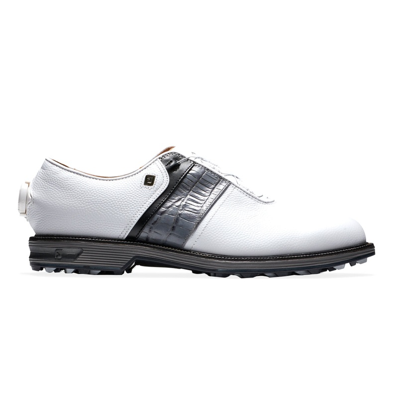 FootJoy Premiere Series – Packard BOA Spikeless Golf Shoes Previous Season Style White/Gray – 21 Men Narrow 9