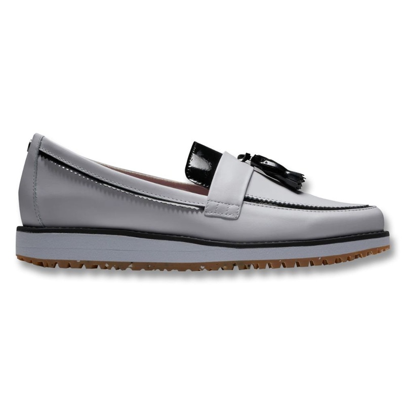 FootJoy Sandy Slip-On Casual Shoes 2022 Previous Season Style Women White/White/Black Medium 5.5