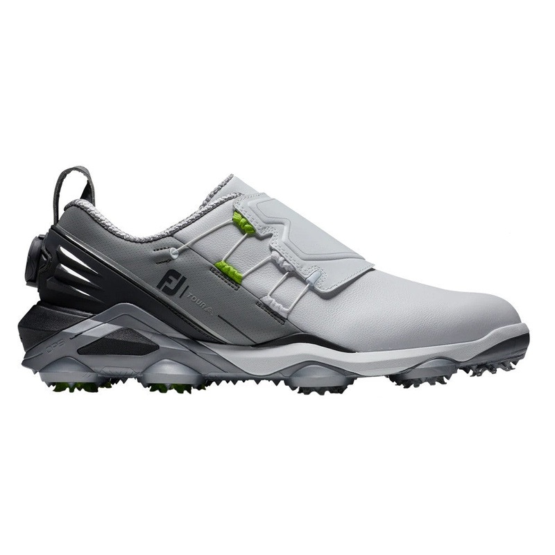 FootJoy Tour Alpha BOA Golf Shoes 2022 Previous Season Style White/Gray/Charcoal Medium 7