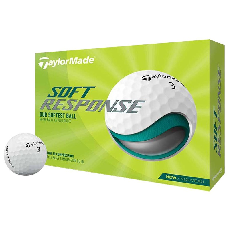 TaylorMade Soft Response Golf Balls 2022 1 Dozen White