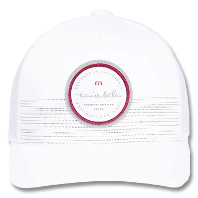 TravisMathew Chairman Golf Cap 2022 White One Size Fits All
