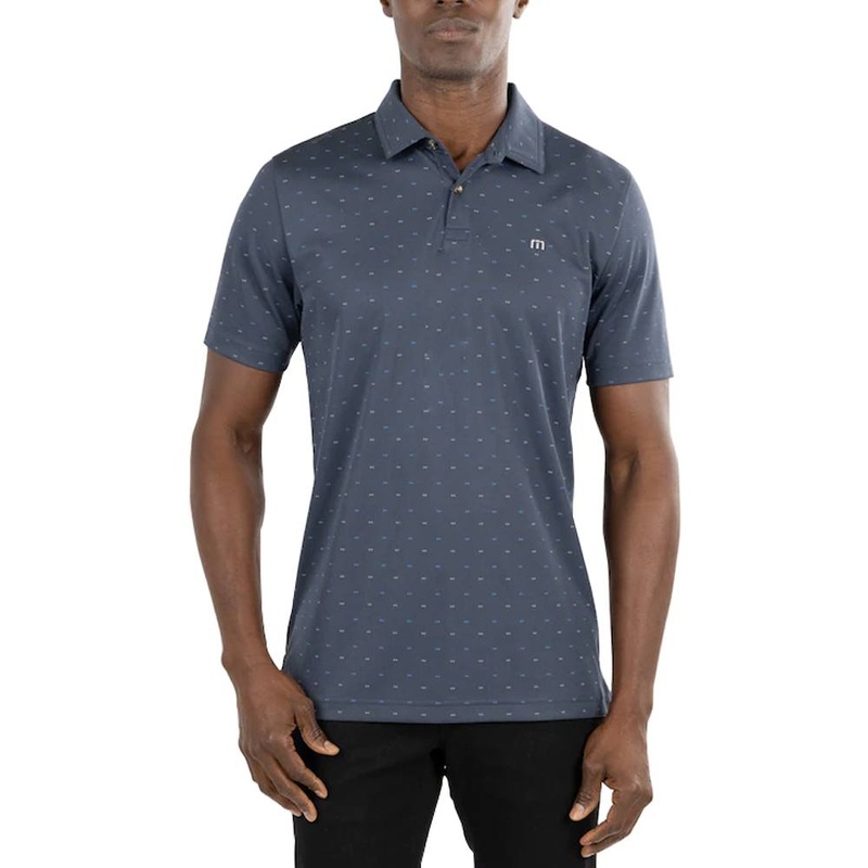 TravisMathew Desert Park Golf Polo 2022 Blue Nights Small