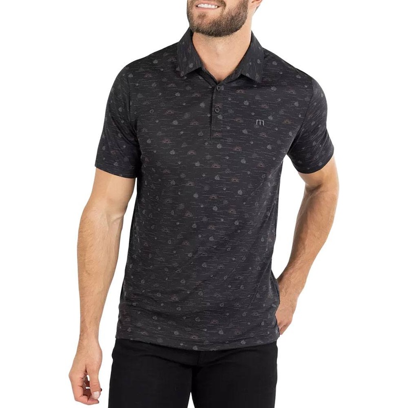 TravisMathew Modesto Golf Polo 2022 Black Small