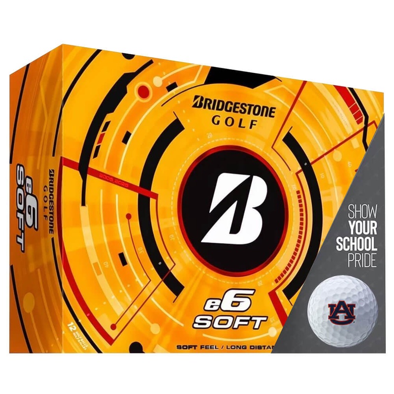 Bridgestone e6 Soft NCAA Special Pack Golf Balls 12 Dozen Auburn