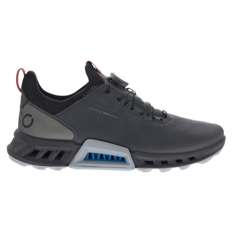 ECCO BIOM C4 BOA GTXS Spikeless Golf Shoes Magnet/Black – 23 Men Medium 41 (US 7/7.5)