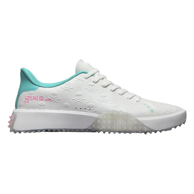 Gfore G.112 Embossed Skull & Tees Spikeless Golf Shoes Snow/Sardinia – SP25 Men 8