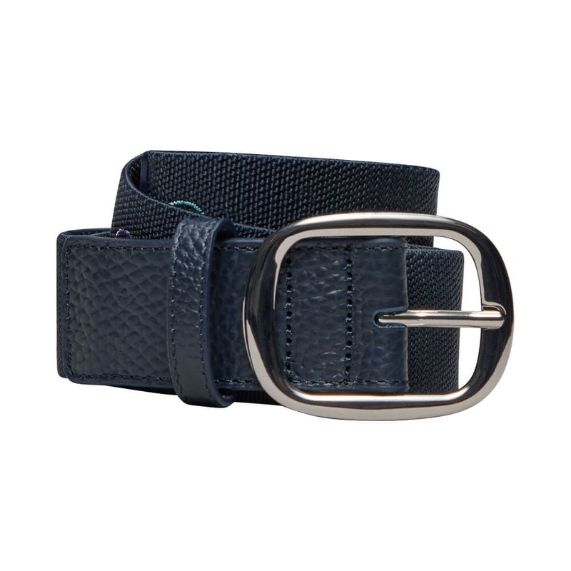 Gfore Limited Edition Release Embroidered Icon Leather Golf Belt Twilight Multi – SP25 Men 34