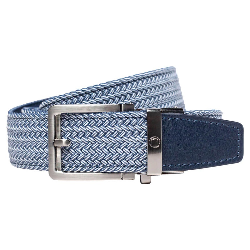 Nexbelt Braided Golf Belt Blue Cord – 25 Men Cut to Fit up to 50