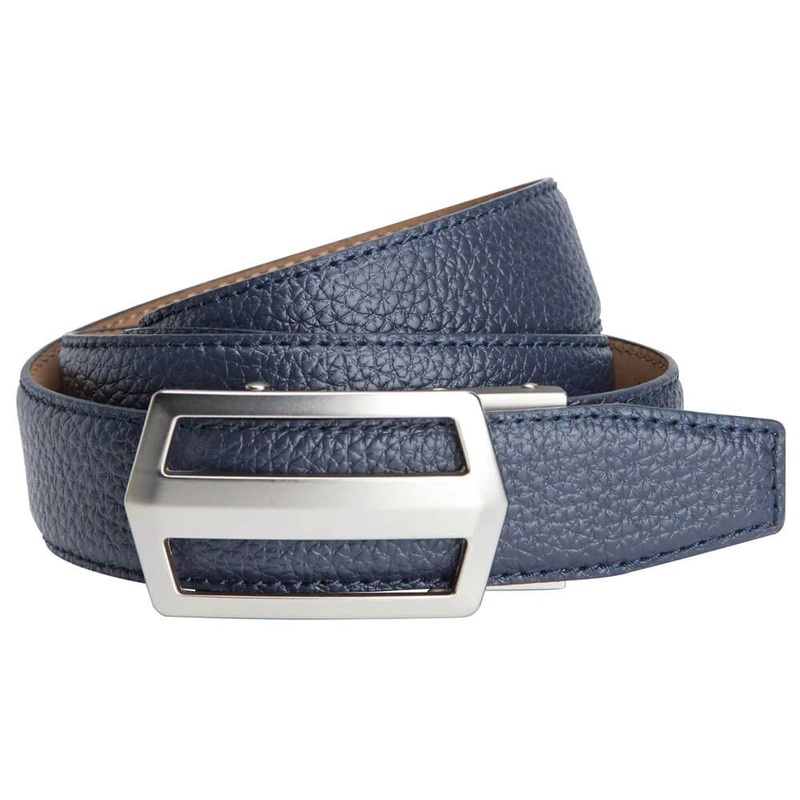 Nexbelt Classic Ratchet Golf Belt Deep Sea Navy Men Cut to Fit up to 45