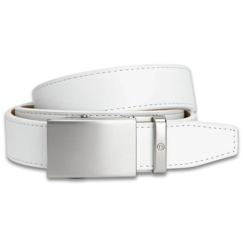 Nexbelt Kid’s Ratchet Golf Belt White – 25 Kids Cut to Fit up to 35