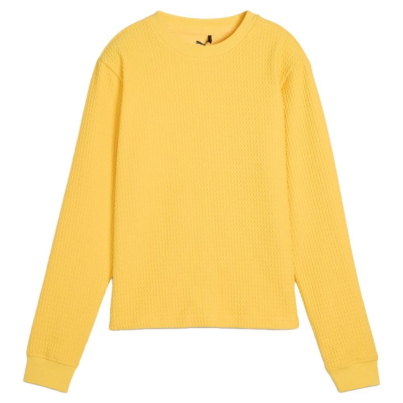 PUMA Boulder Crew Golf Sweater Sunny Yellow – SS25 Women X-Small