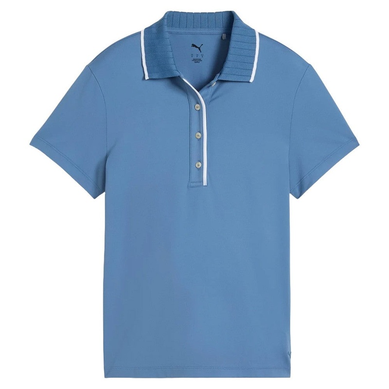 PUMA Cloudspun Bridges Golf Polo Blue Horizon – SS25 Women X-Small