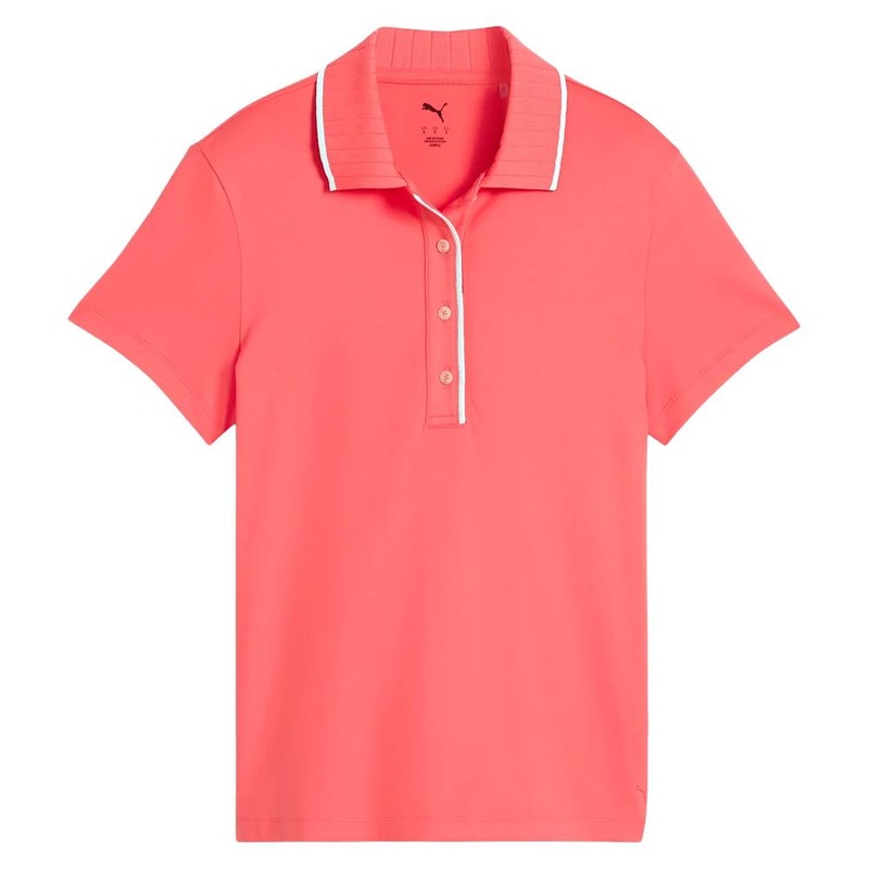 PUMA Cloudspun Bridges Golf Polo Peach Frost – SS25 Women X-Small