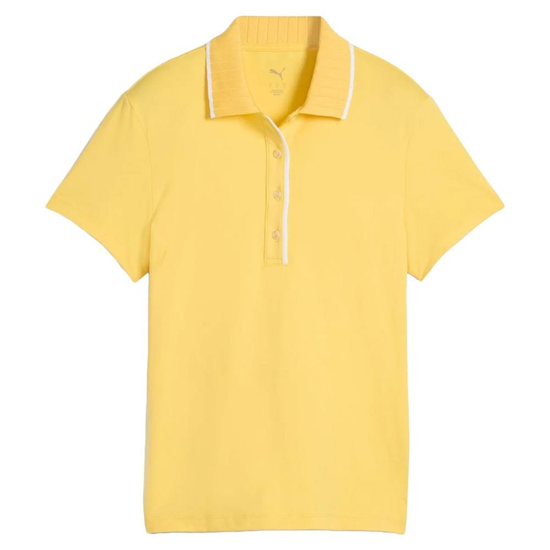 PUMA Cloudspun Bridges Golf Polo Sunny Yellow – SS25 Women X-Small