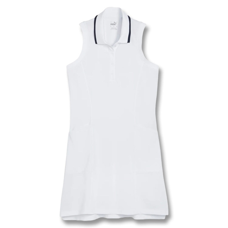 PUMA Everyday Pique Golf Dress White Glow – SS25 Women X-Small