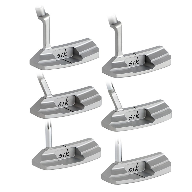 Sik Golf JO C-Series Satin Putter – 21 Right Line on Back Flange – Double Bend 34