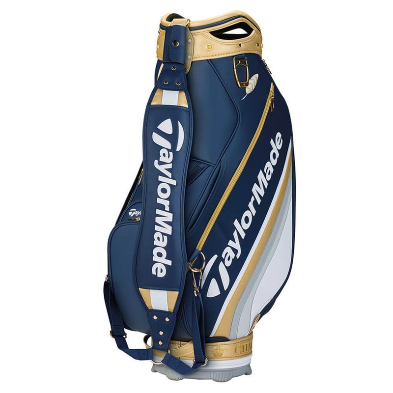 TaylorMade Queen City Staff Bag – 25 Dark Blue/Gold/White