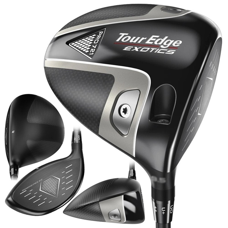 Tour Edge Exotics Pro 721 Driver 440cc – 21 Men Right – 9.5 Regular – Mitsubishi Tensei AV Raw Blue 65 Graphite