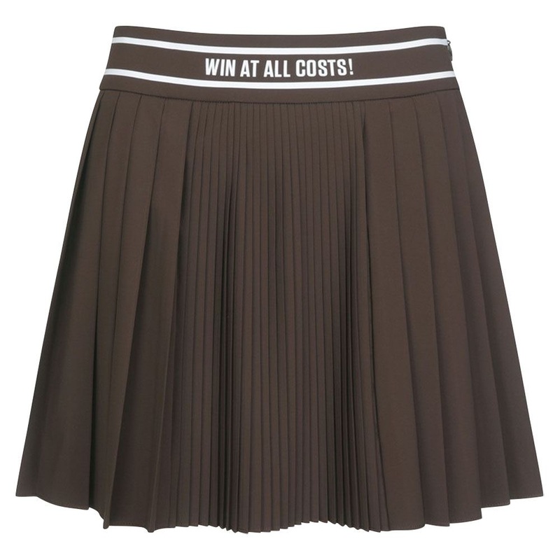 WAAC Accordion Pleated Golf Skort Dark Brown – SS23 Women X-Small