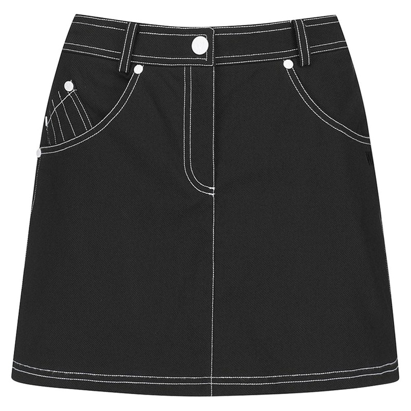 WAAC Essential Golf Skort Black – SS23 Women X-Small