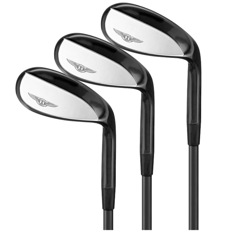 Bentley Golf BW1 Wedge (3 Pack) – 21 Men Right – A/52 S/56 & L/60 Steel – Regular/Strong Regular