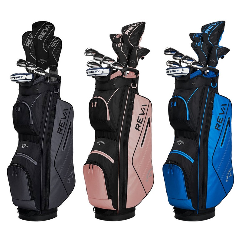 Callaway Reva Full Set – 23 Women Right – 7 Clubs + 1 Cart Bag Black Standard
