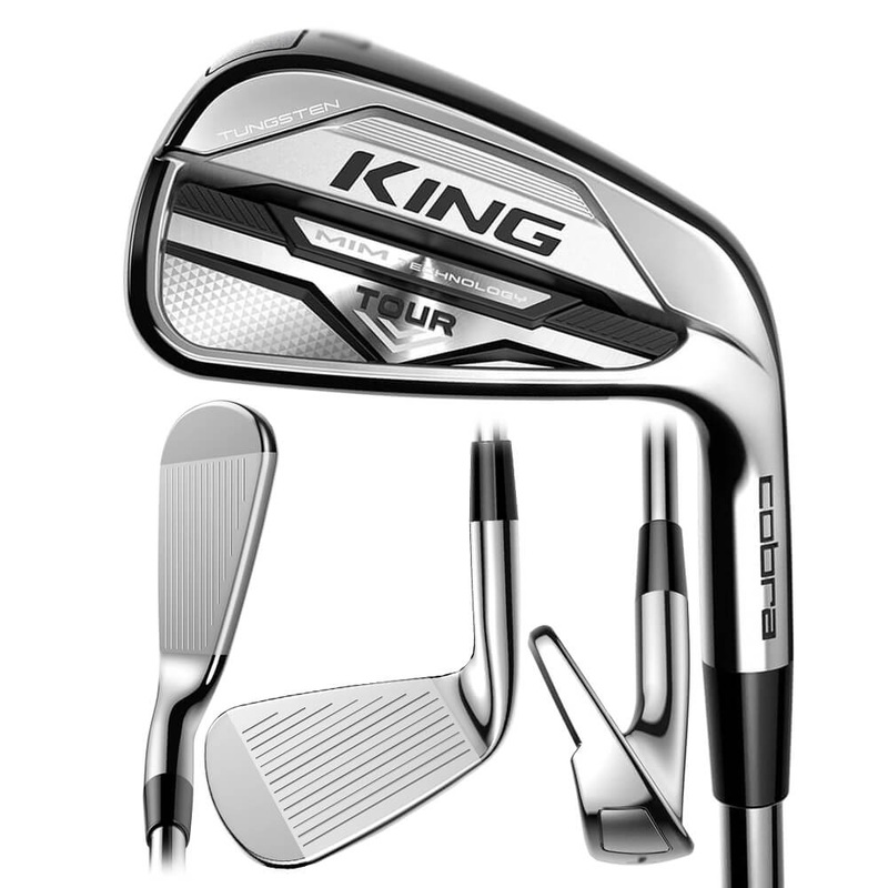 Cobra King Tour MIM Iron Set – 20 Men Right – 4-PW KBS S-Taper 120 Steel – Regular