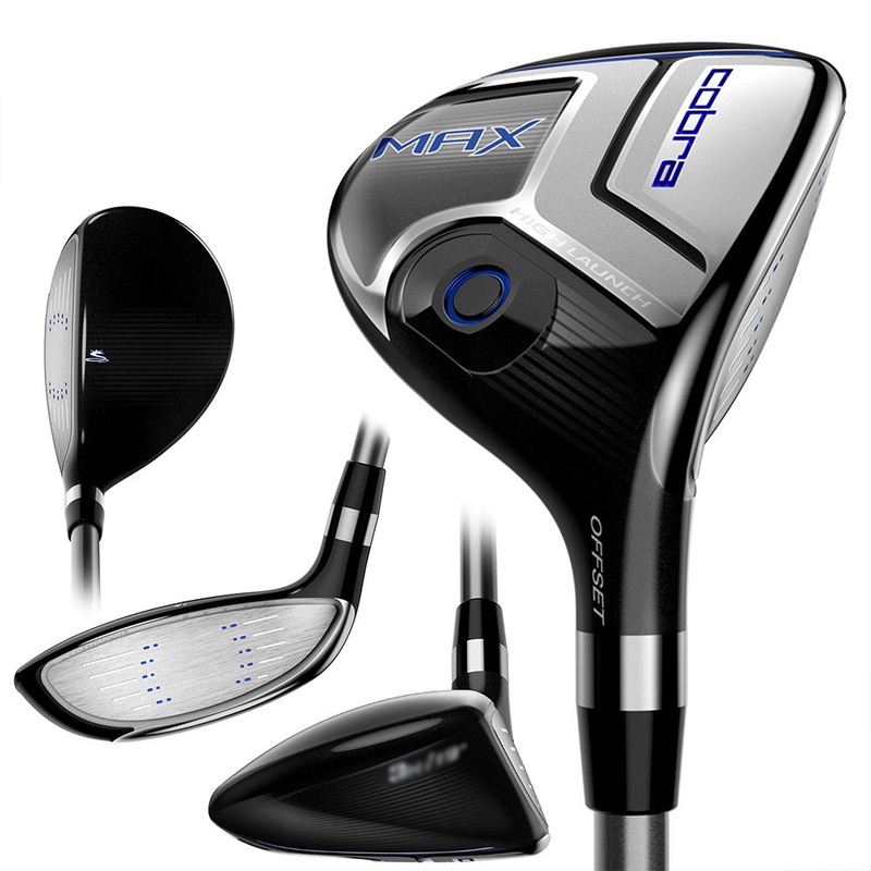 Cobra Max Hybrid Left – 3 – 28 Matrix White Tie X4 Graphite – Regular