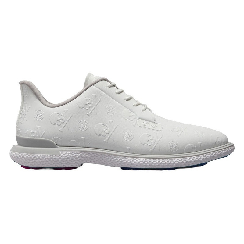 Gfore Gallivan2r Embossed Skull & Tees Spikeless Golf Shoes Snow/Nimbus – SP25 Men 8.5