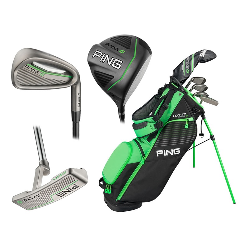 PING Junior Prodi G I Full Set (Ages 9-10) – 23 Boys Right – 7 Clubs + 1 Stand Bag Prodi G Graphite – Regular