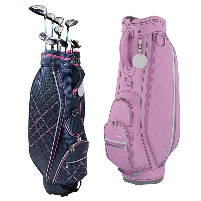 XXIO 12 Premium Full Set – 25 Women Right 10 Clubs + 1 Cart Bag Navy