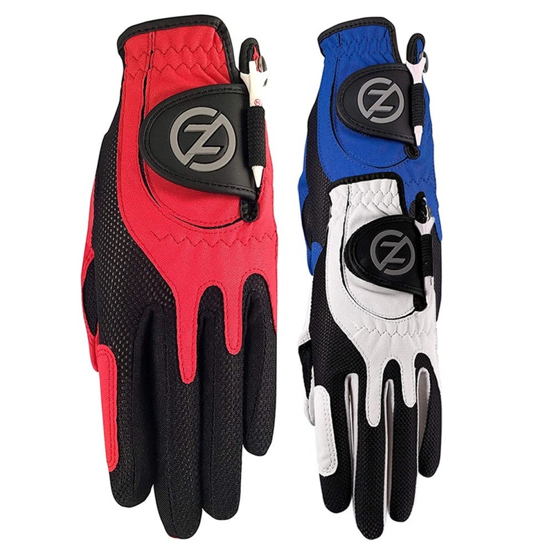 Zero Friction Junior Compression Golf Gloves 2023 Boys Fit to Left Hand Red One Size Fits All