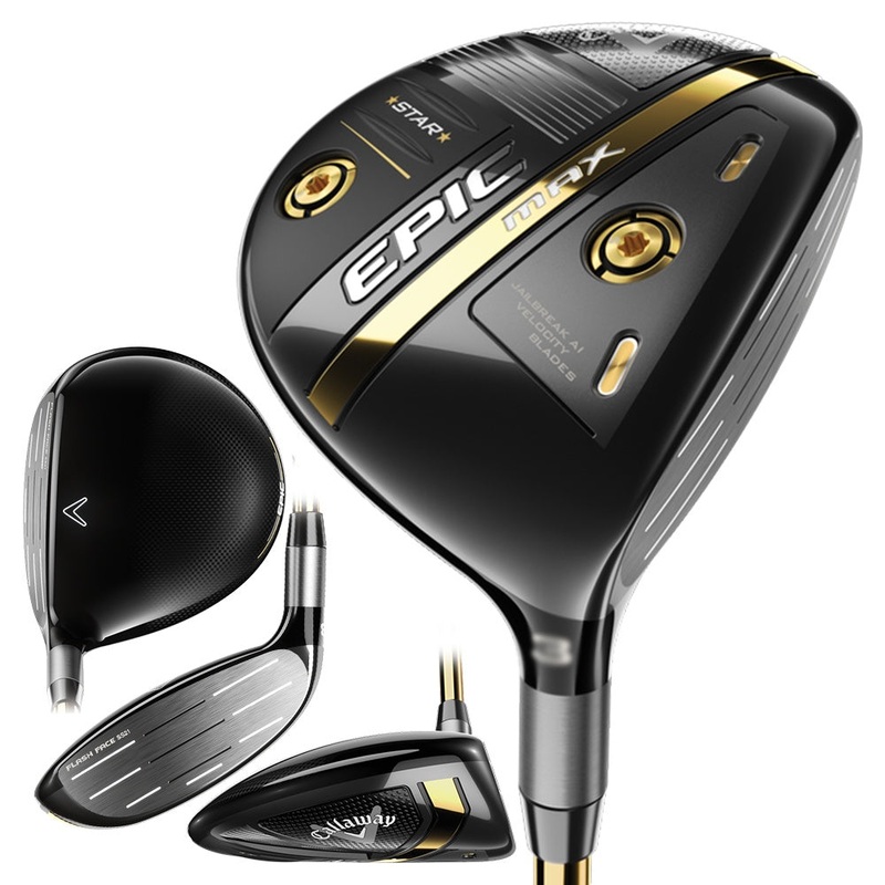 Callaway Epic Max Star Fairway Wood 2021 Right – 3 – 15 UST Mamiya ATTAS Speed Series 40 Graphite – Senior