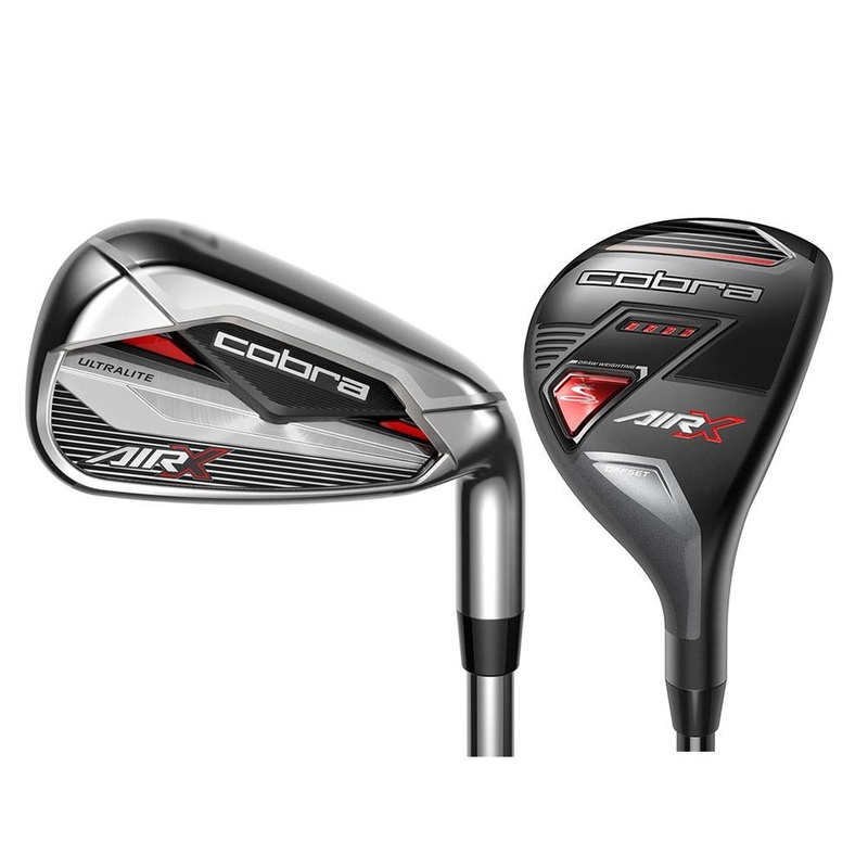 Cobra AIR-X Combo Iron Set 2022 Right – 5H, 6H, 7-PW, GW Hybrids (Graphite) / Irons (Graphite) – Senior