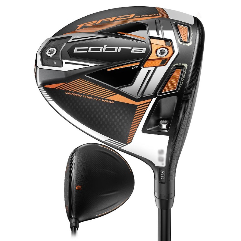 Cobra King RADSpeed Limited Driver – The Open 460cc – 21 Men Right – 9 Mitsubishi Tensei AV RAW Orange Graphite – Stiff