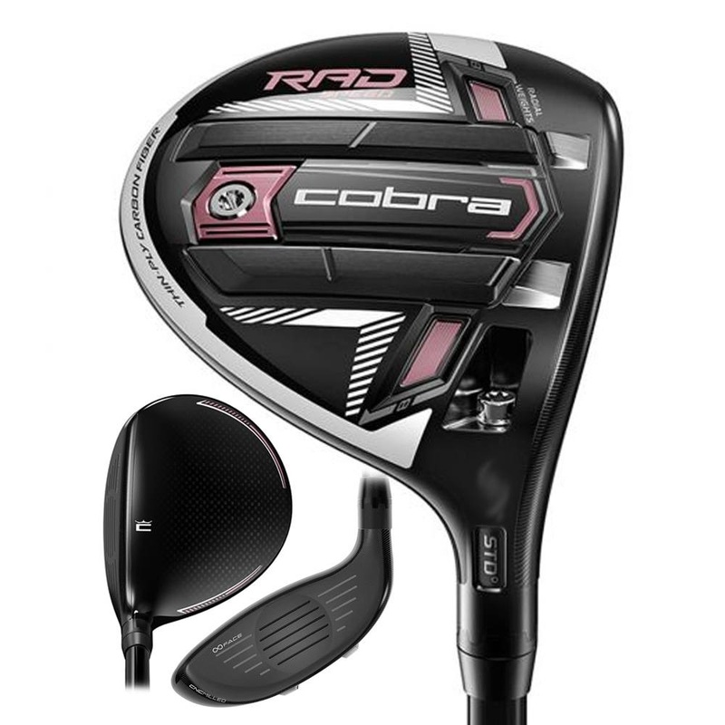 Cobra RADSpeed Fairway Wood 2021 Women Right – 3 – 18.5 Project X Even Flow Riptide Ladies Graphite – Ladies