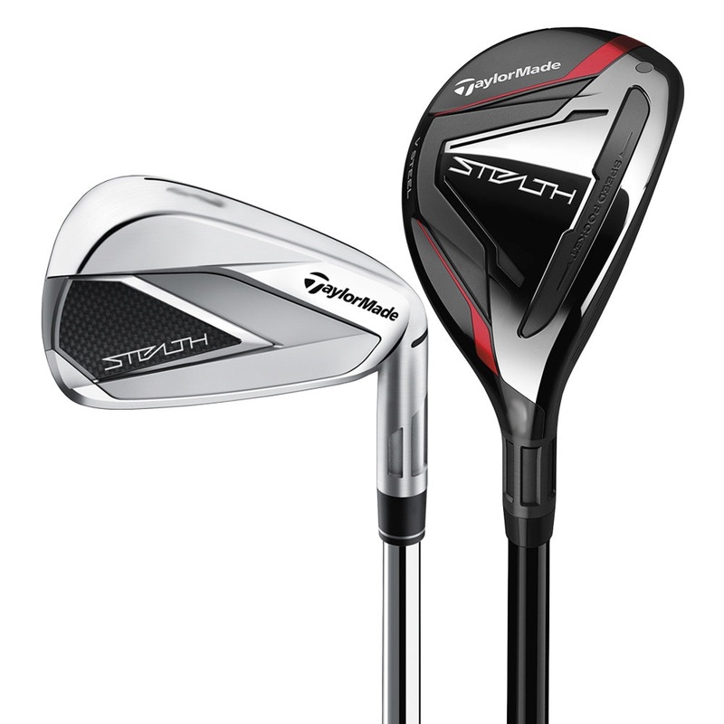 TaylorMade Stealth Combo Iron Set – 22 Men Right – 3-4H & 5-PW Hybrids (Graphite) / Irons (Steel) – Regular