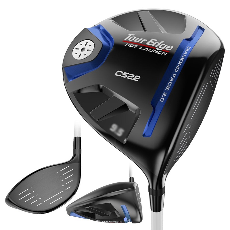 Tour Edge Hot Launch C522 Driver 460cc – 21 Men Right – 9.5 Mitsubishi Fubuki HL50 Graphite – Senior