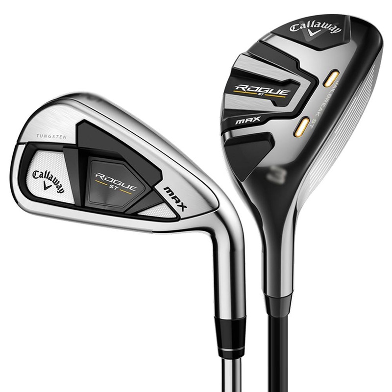 Callaway Rogue ST Max Hybrid Iron Set 2022 Men Right – 4-5H & 6-PW Hybrids (Graphite) / Irons (Steel) – Regular